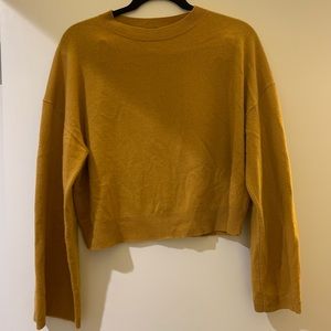 Theory ~ Cashmere Mustard Sweater